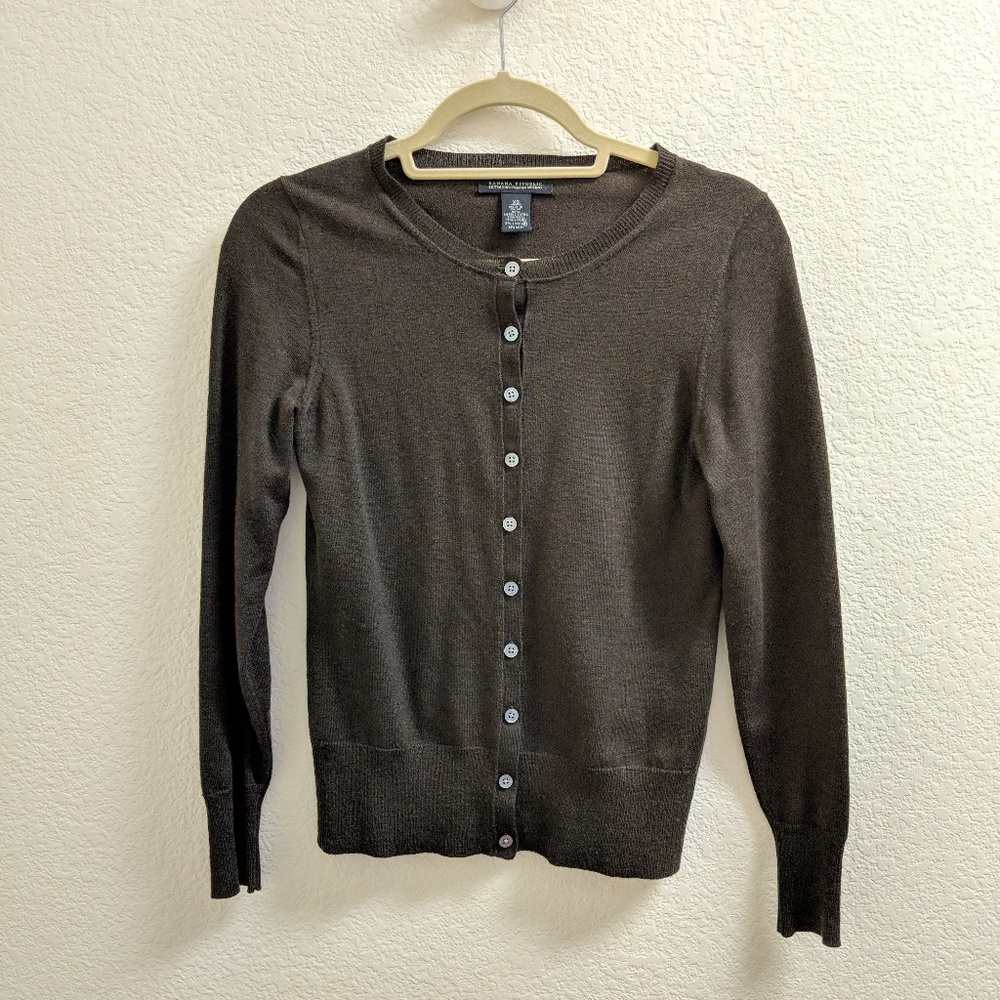 Banana Republic Brown Cardigan